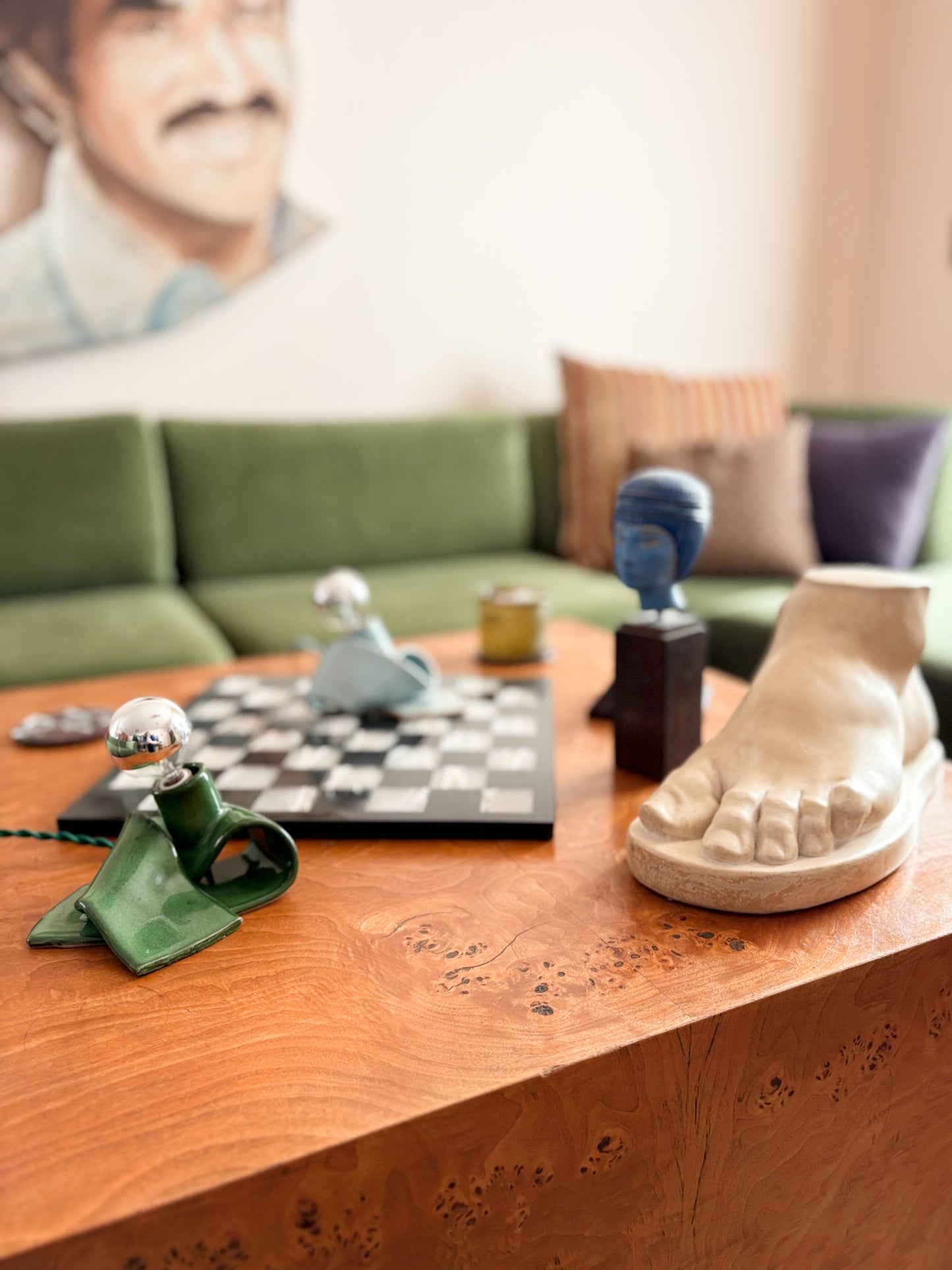 Small Flop Lamp in Pellegreeno