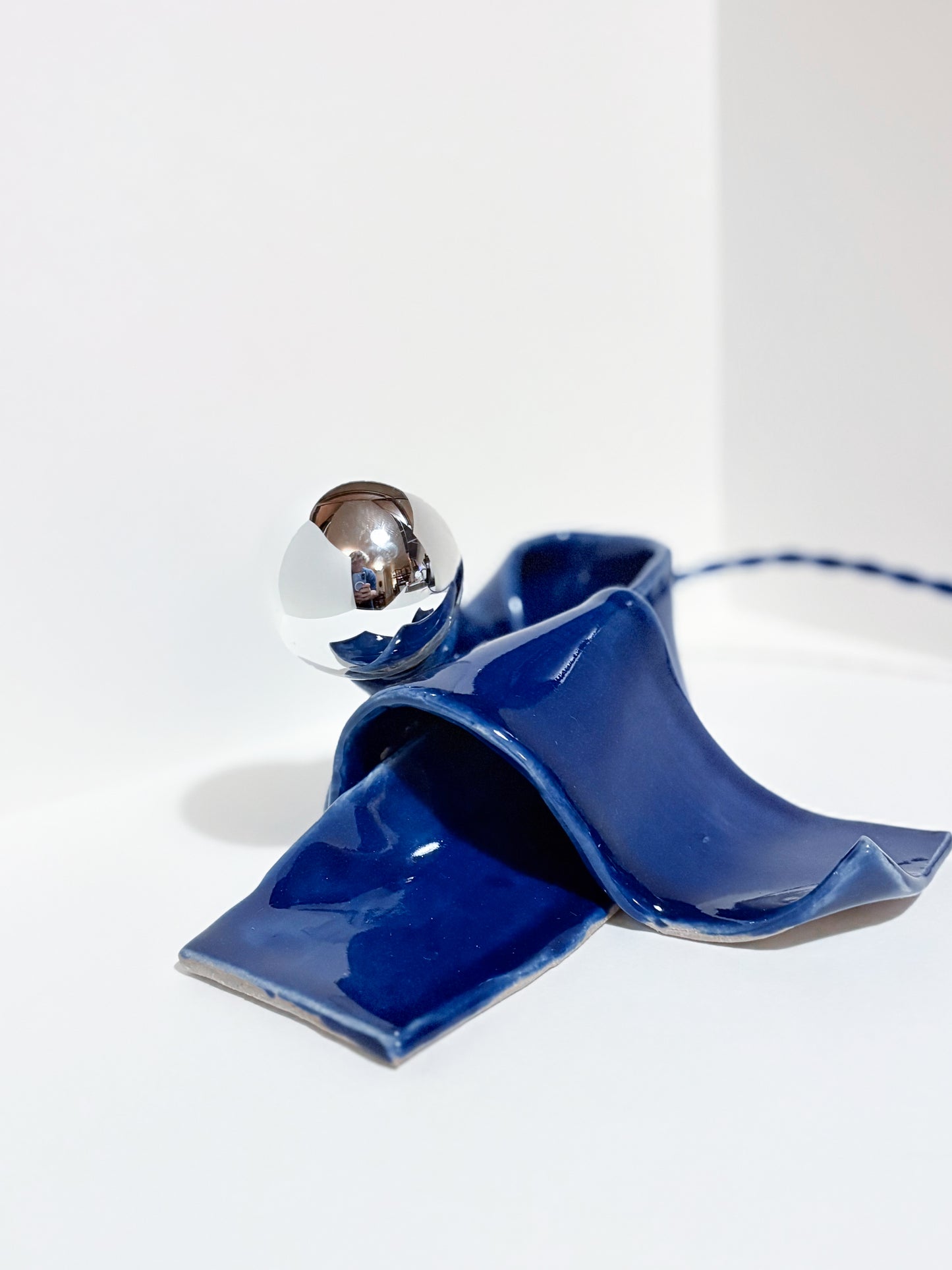 Flop Lamp in Cobalt Blue