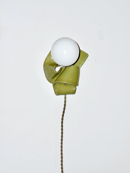 Large Flop Sconce in Bringle Yellow