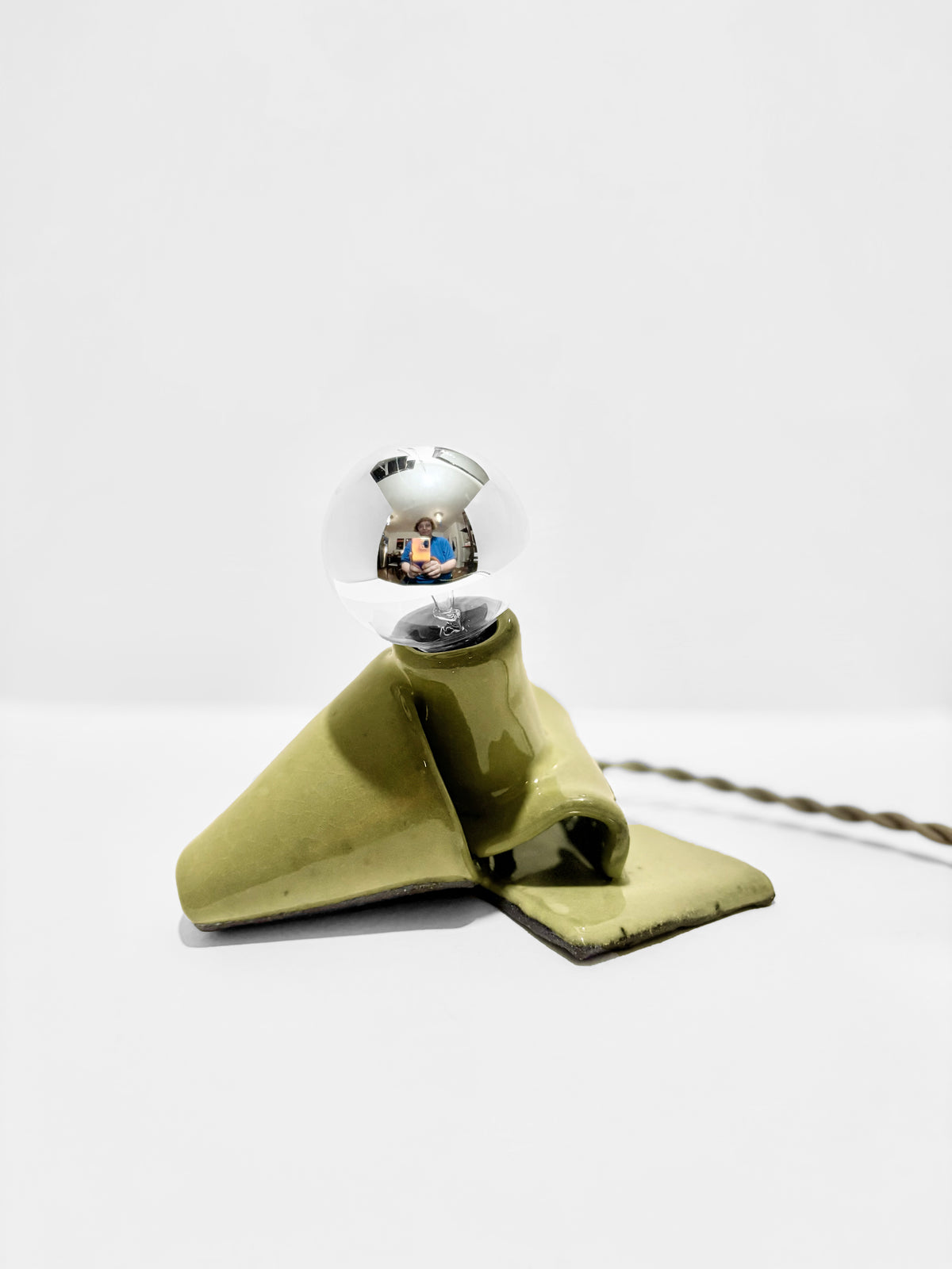 Small Flop Lamp in Bringle Yellow