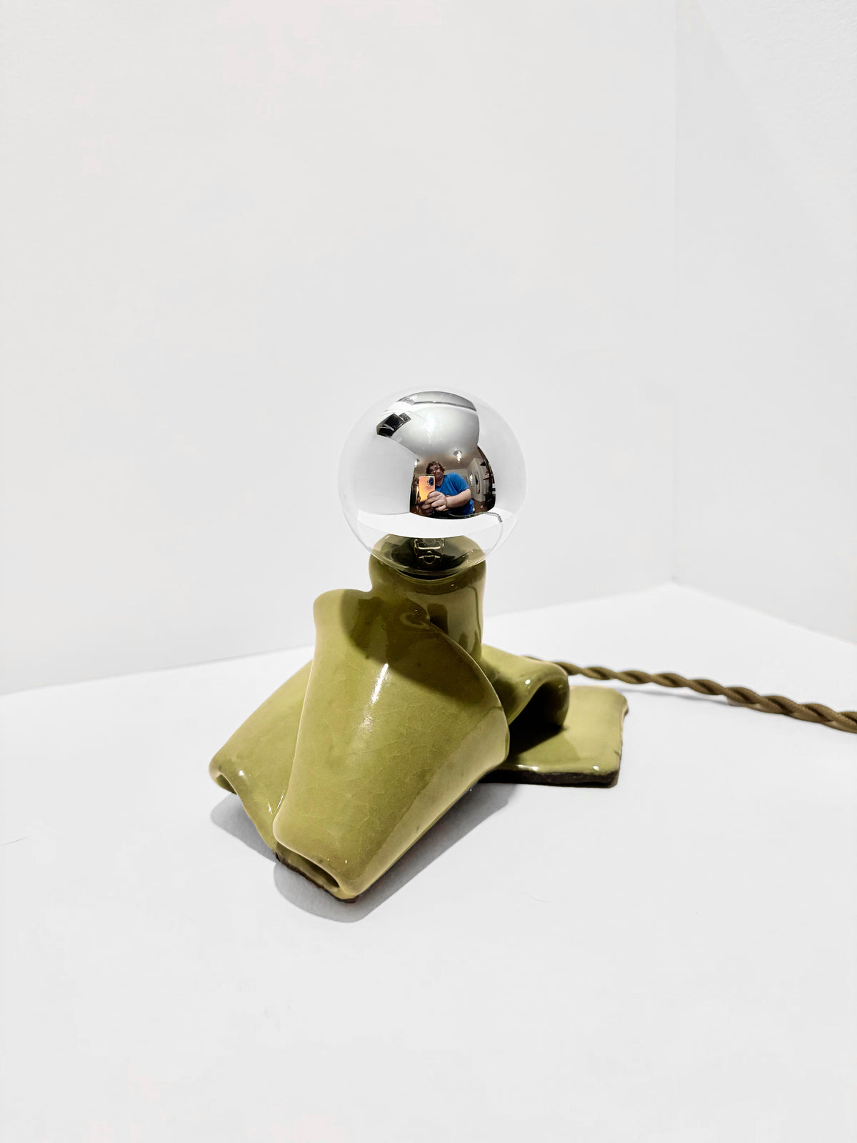 Small Flop Lamp in Bringle Yellow