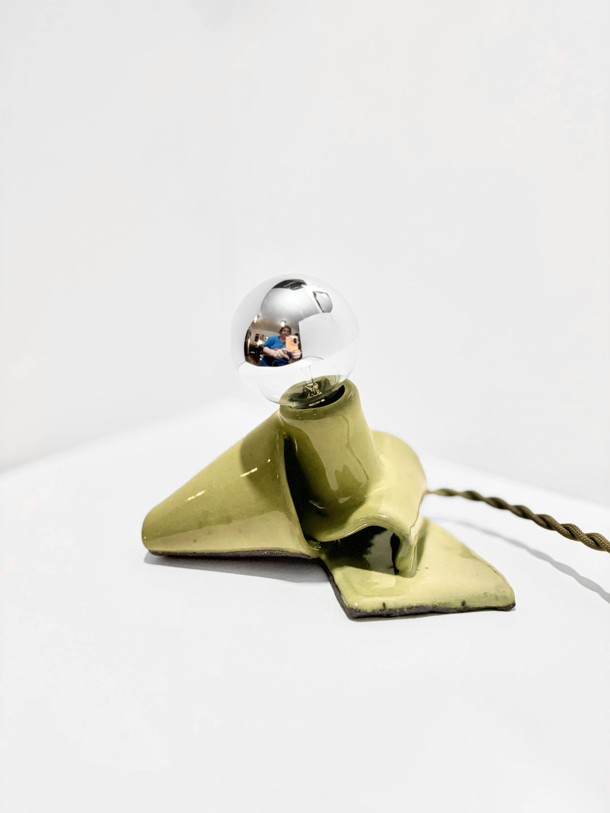 Small Flop Lamp in Bringle Yellow